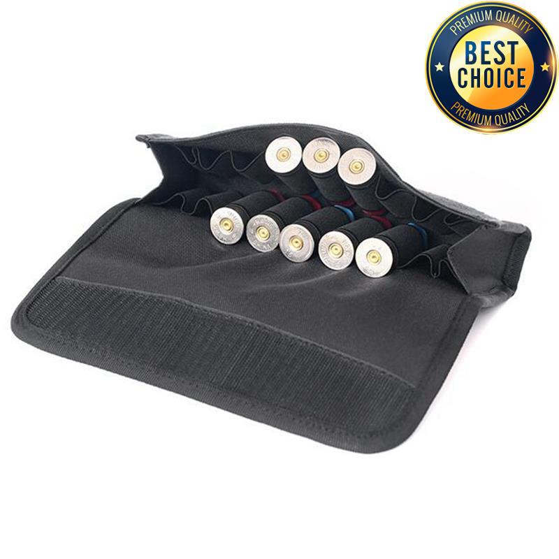18 Round Tactical Shell Holder Ammo Bag Hunting Shooting Outdoor Molle Waist Bag 12/20 Gauge Shotgun Cartridges Bullet Pouch
