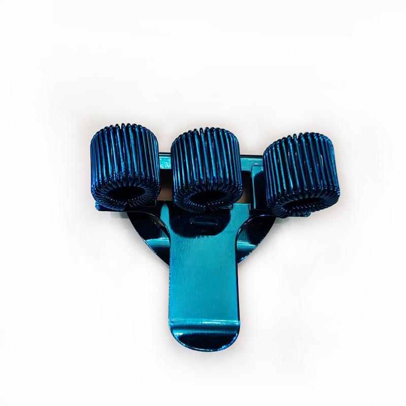 Portable Metal Pen Holder with Manganese Steel Spring Clip