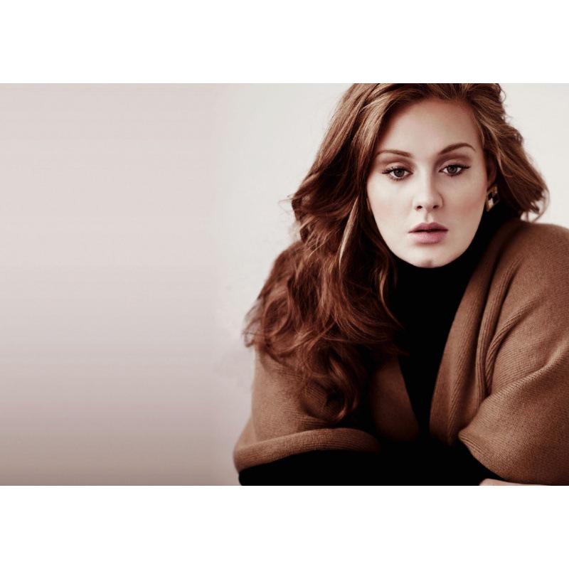 

Soul Singer Adele Framed Poster - Decorative Art for Bar, Dorm, Study Room White card paper (non-adhesive) 30*42 cm