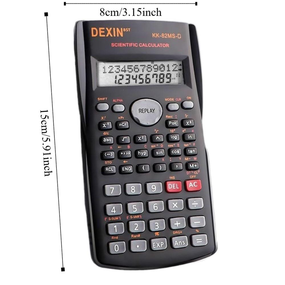 12 Digits Display Scientific Calculator 2-Line Screen Multifunctional 240 Functions Calculator Simple Operation Big Screen