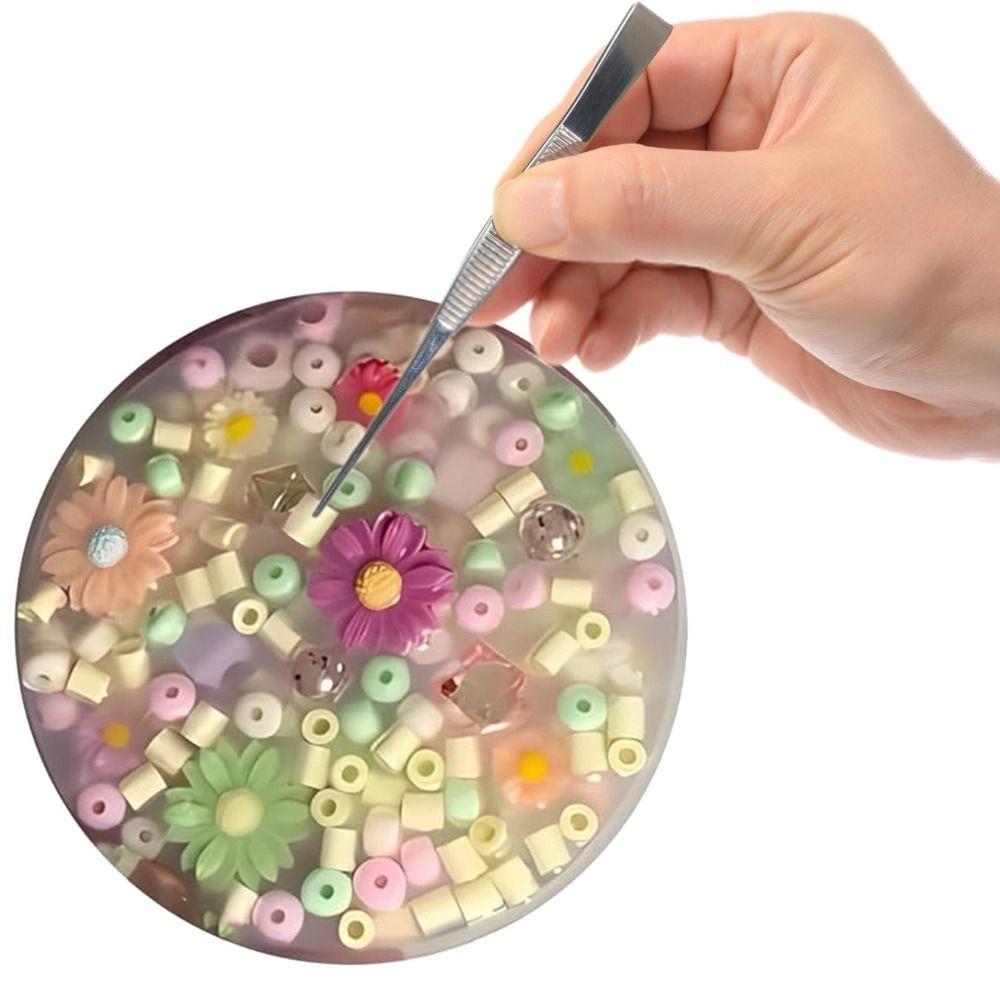 

Anxiety Toy Pad Floral Picky Pad Silicone Decompression Toy for Adults Kids