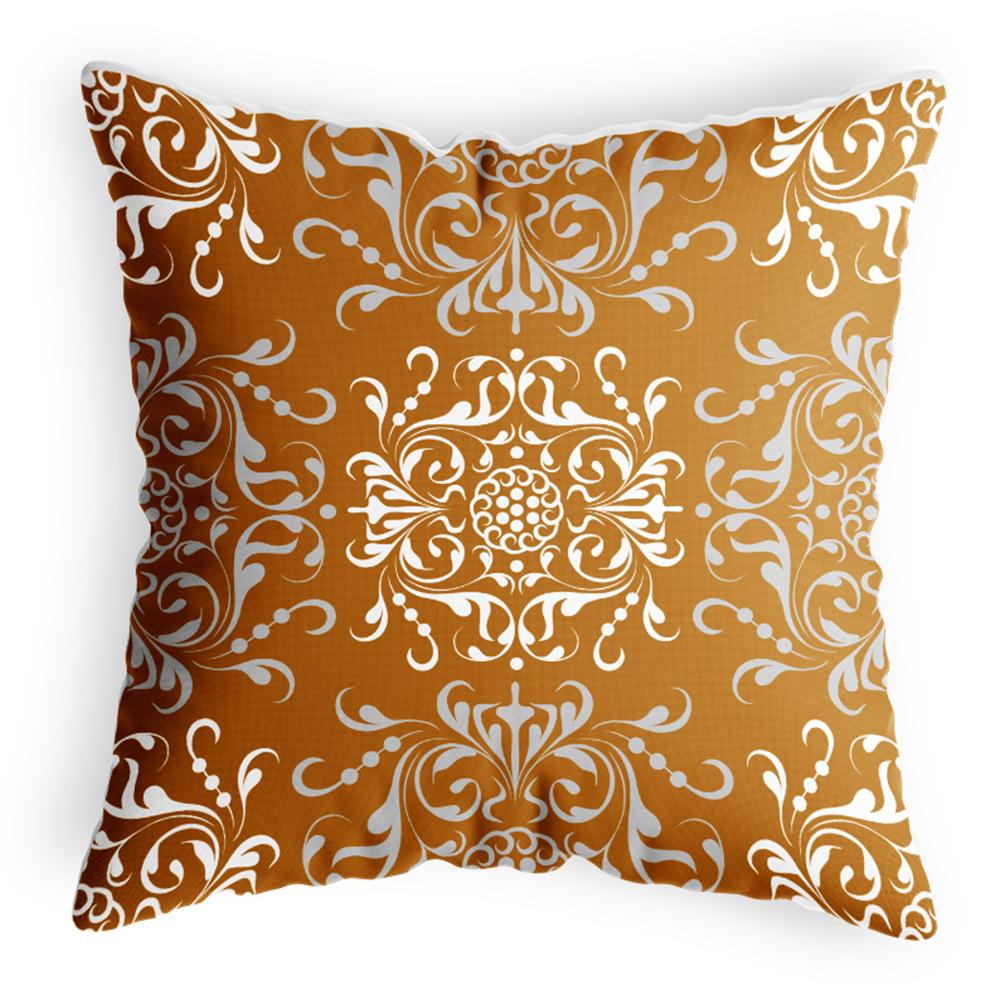 Shaded Chair Cushion Thickened Ethnic Style Pillow Case Home Style Cushion Sofa Cushion Cover