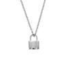 Men's Hip Hop Korean-Style Stainless Steel Padlock Pendant Necklace