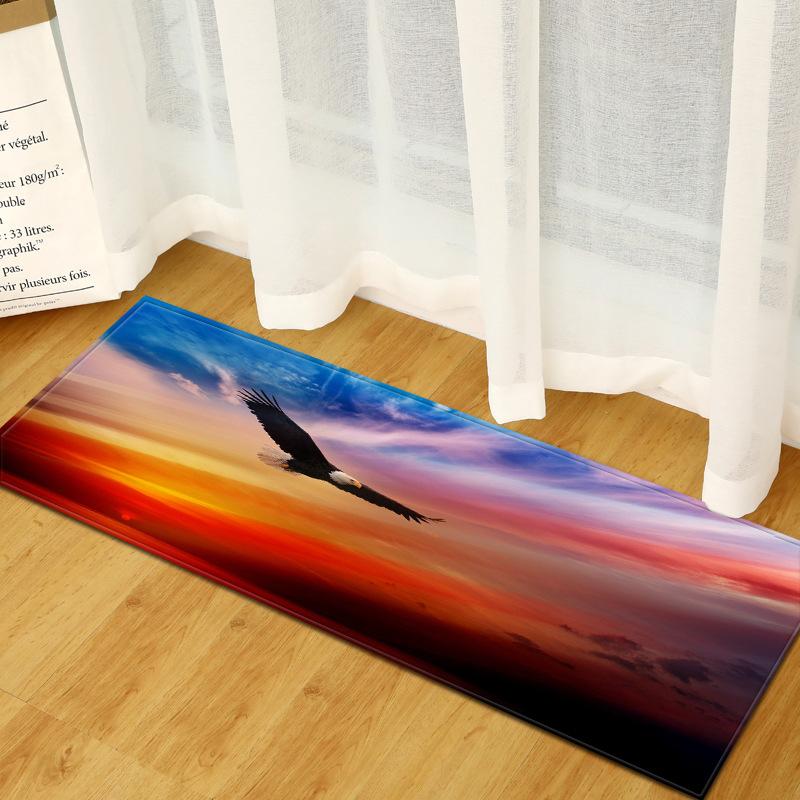 Kitchen Sand Wardrobe Shoe Cabinet Long Floor Mat