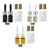 5Pcs/set Car Glass Repair Window Cracks Gone Kit Remove Scratch Auto Truck Motorcycles Broken Repair Windscreen Crack Recovery