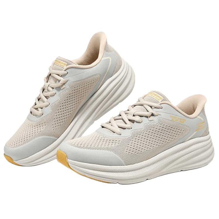 Skechers Slip-Ons Comfortable Versatile Fabric Low-Top Running Shoes Men Sneakers White Gray 118431-OFWT