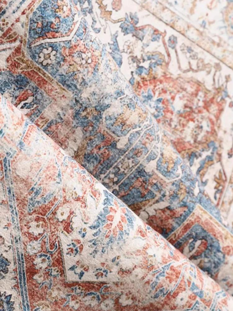 Bohemian Style Living Room Large Area Carpets Retro Ethnic Style Bedroom Carpet Luxury Art Study Rugs Thick Plush Soft Rug