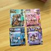 2\4Pcs New K Pop Devil Hunter Notebook Cartoon Stationery Set Book Ballpoint Pen Small Set Student Gift Stationery