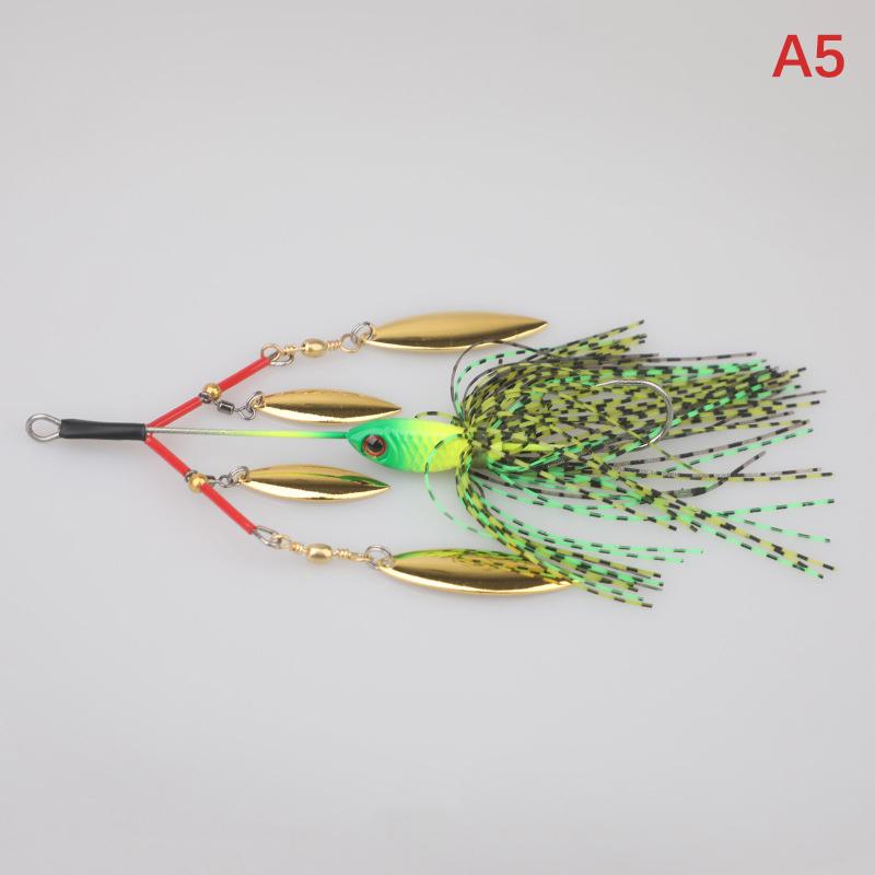 23g Noisy Buzz Rotating Blade Bubble Vibration Tandem Spin Willow Bass Trout Perch Pike Lunker Spinner Baits Hard Fishing Lure