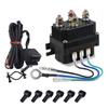 Remote Solenoid Relay 12V 250A Contactor Winch Control Kit Twin Wireless Remote Car Motorcycle Off-Roaders