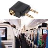 1-10 PEZZI Adattatore Audio per Aereo Spina AUX da 3,5 mm Convertitore Audio per Cuffie Auricolari da Aereo Per Cuffie da Viaggio Aereo Vendita all'Ingrosso