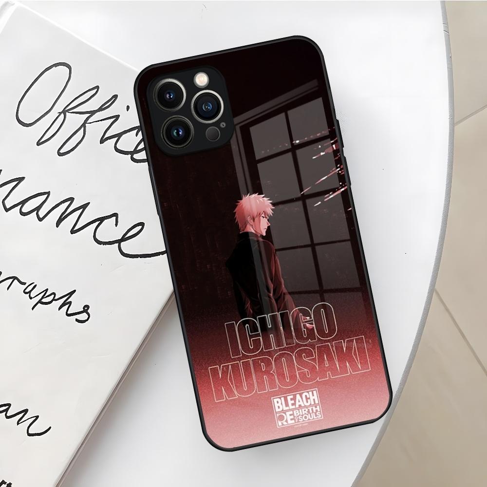 Bleach Kurosaki Ichigo Phone Case for Iphone 17 16 Air 15 14 12 11 13 Pro Max Mini X Xr Xs Se Puls Glass Cover