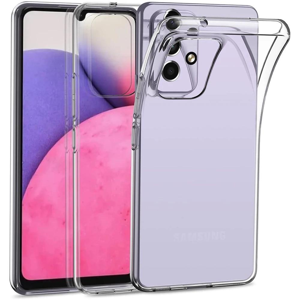 

Мягкий силиконовый чехол для телефона Samsung Galaxy A73 A53 A33 A13 A03 A82 A72 A52 A42 A32 A22 A12 5G, ультратонкий прозрачный чехол в виде ракушки