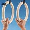 Anillas de Gimnasia Fitness Exquisitas Cómodas Anillas Gimnásticas de Interior de Madera para Entrenamiento para Ejercicio