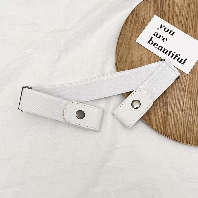 Adjustable Elastic Waist Band Invisible Belt Buckle-Free Belts For Women Men Jean Pants Dress No Buckle Easy To Wear