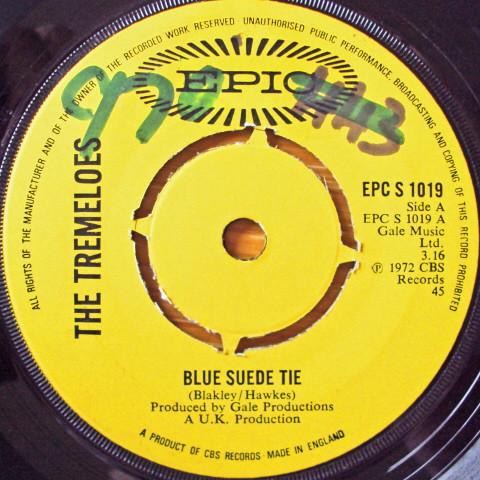 

7inch Record TREMELOES - Blue Suede Tie EPCS1019 Epic 1972 UK Pop Used
