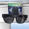 Car Glasses Clip Sunshade Plate Clip Multifunctional Sunglasses PU Car Glasses Clip Card Ticket Clip