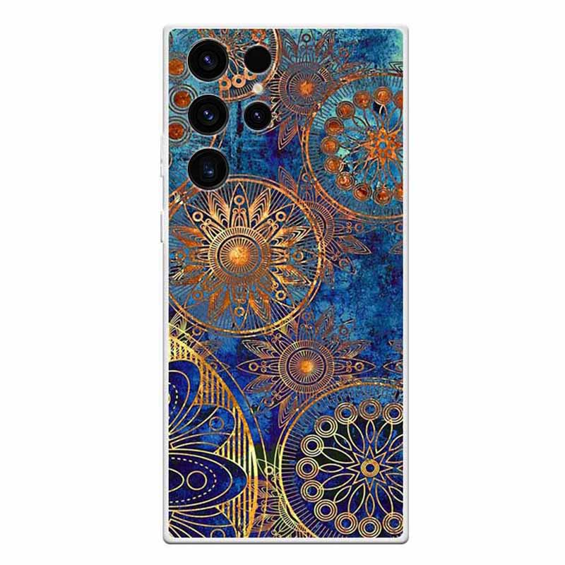 For Samsung Galaxy S23 Ultra Pattern Printing Phone Case Soft TPU Anti-Scratch Protective Cover