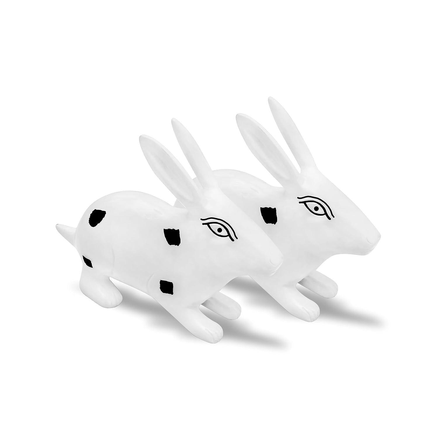 

Brass Rabbit Statue | Length-9 cm Aprrox. | Vastu Idol for Home and Office | Zonal Placement -ESE