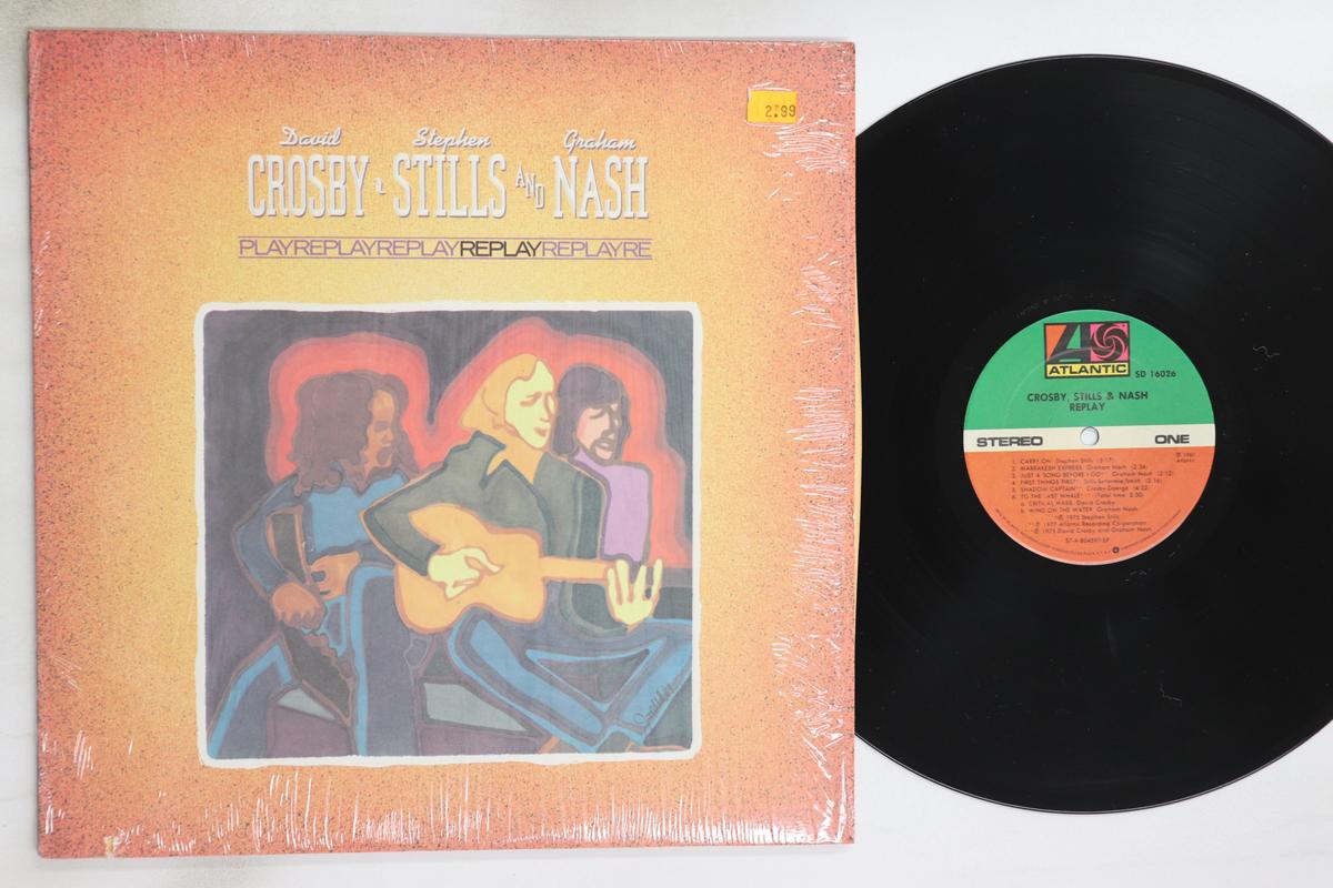 

LP Record CROSBY, STILLS & NASH - Replay SD16026 ATLANTIC 1980 US Rock Used