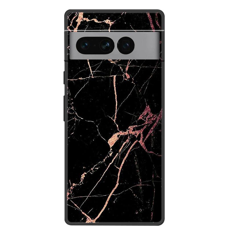 For Google Pixel 7 Pro Case Soft Black Silicone Bumper Butterfly Phone Cover for Googe Pixel7 7Pro Pixel7Pro Cases Fundas Coque