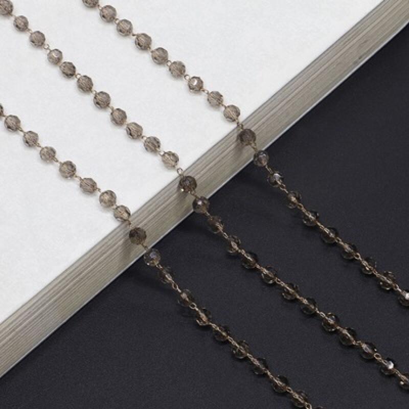 

Gray Crystal Glasses Strap W71DC7D
