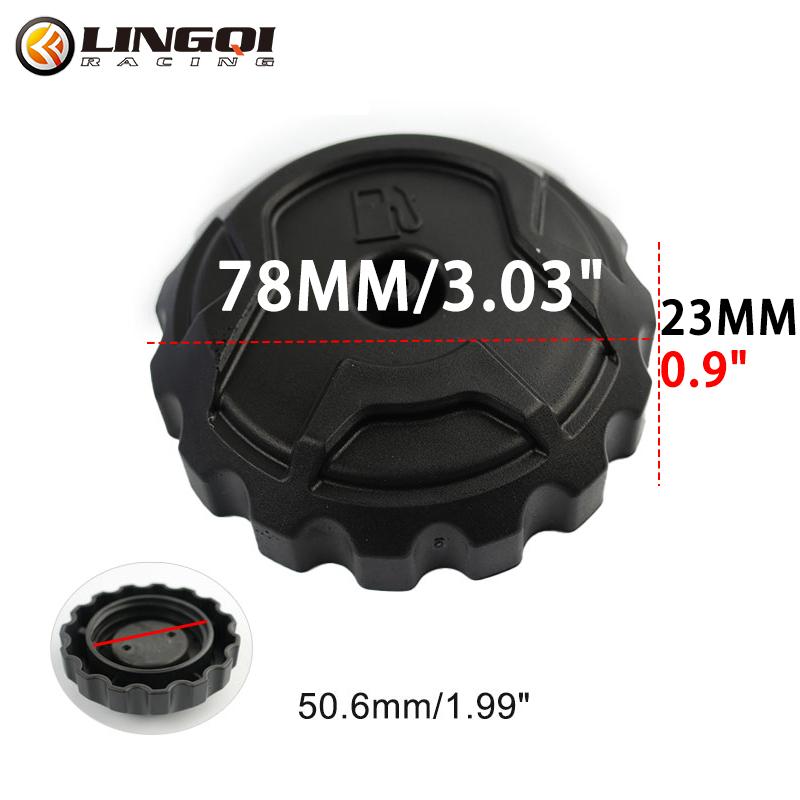 

LINGQI RACING Motorcycle Plastic Gas Fuel Tank Cap Cover For Dirt Pit Bike ATV 49CC 70CC 90CC 110CC Motocross Off Road Vehicle 6