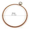 Decorative Crosses Stitching Hoop Embroidery Frame Round Embroidery Hoop Embroidery Circle Rings for Craft Enthusiasts
