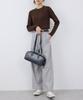 ROPE PICNIC Random Rib Knit Dark Brown Women's Pullover, GDM54180, (20)