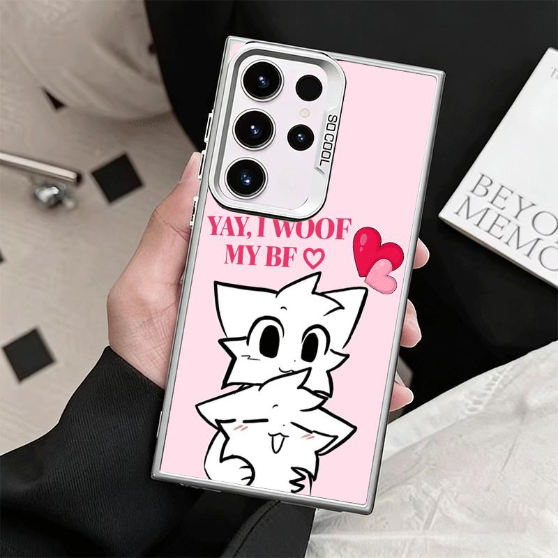 Cute B-Boykisser Catoon Shockproof Phone Case for Samsung Galaxy S26 Edge S25 Ultra S24 FE S23 Plus S21 Cover Anti Fall Fundas