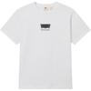 Levis Loose Casual Comfortable Ribbed Round Neck Short Sleeve T-Shirt Men Tops White 002X5-0001