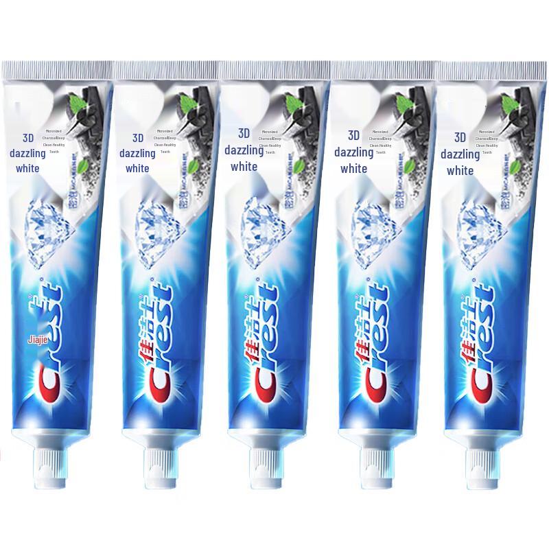 Crest 3D White Micro Charcoal Toothpaste 5-Pack