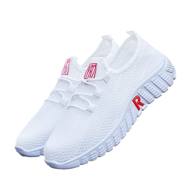 Summer Mesh Cloth Shoes Shoes Hollow Breathable Mesh Sports Shoes Casual Mother Shoes