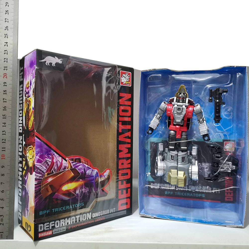 Transformationsspielzeug G1 Dinosaurier Dinoking Volcanicus BPF 5-in-1 Kombinations-Verformung Grimlock Swoop Sludge Slag Snarl Modell Roboter