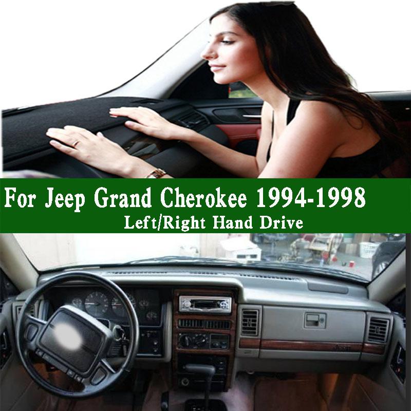 For 1994-1998 Jeep Grand Cherokee I ZJ ZG Dashmat Dashboard Cover trument Panel Sunscreen ulation Protective Anti-Dirt Pad