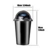 BAZQ7 Car Portable Trash Can Cute Storage Cup Dust-Proof Auto Accessories For Ford Mondeo Fiesta mk6 STRACING F150 Ranger Mustang Kuga