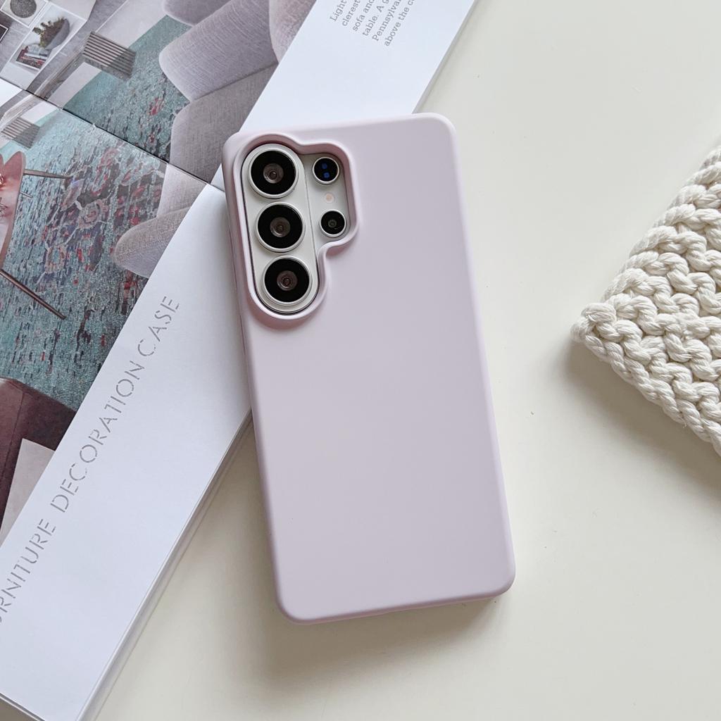 Original Liquid Silicone Shockproof Phone Case For Samsung S26 S25 Edge S24 FE Plus Ultra A57 A37 A17 A56 A36 Solid Color Cover