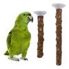 2PCS Bird Perch Stand With Strong Suction Cup For Parrots And Small Bird Indoor Training Exercise Enrichment Accessory