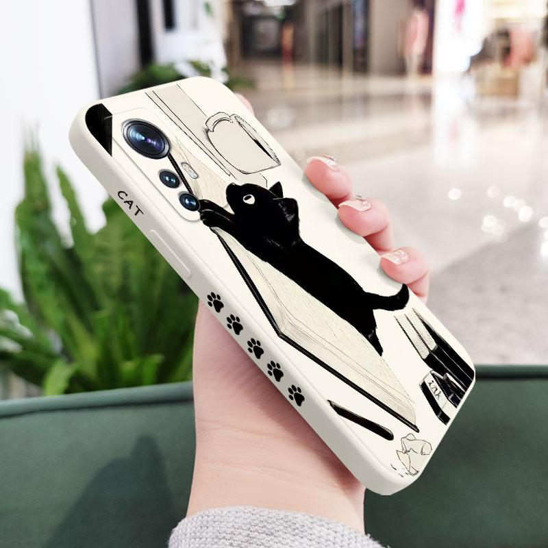Naughty Cat Phone Case For Xiaomi Mi 13 12 11 Ultra 10 9 12T 11T 10T 9T Pro Lite Poco F4 X4 M4 F3 X3 M3 Pro 4G 5G GT Cover