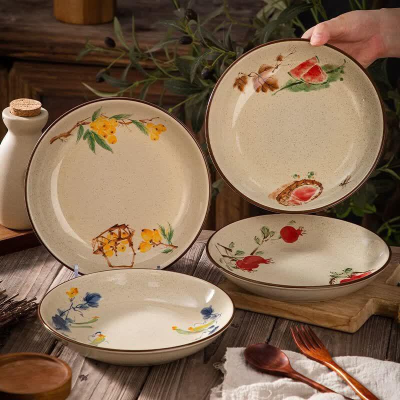 Deou Xingguang Japanese Style Ceramic Dinner Plate