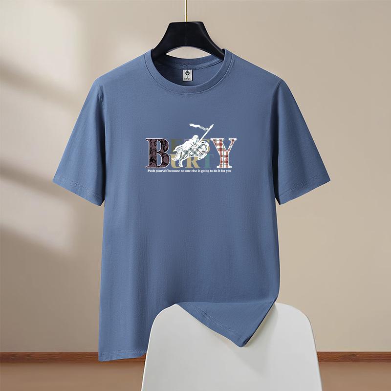 

8 Colors Men s Cotton Short Sleeve T-Shirt Man Round Neck Casual Tee 4XL чорний