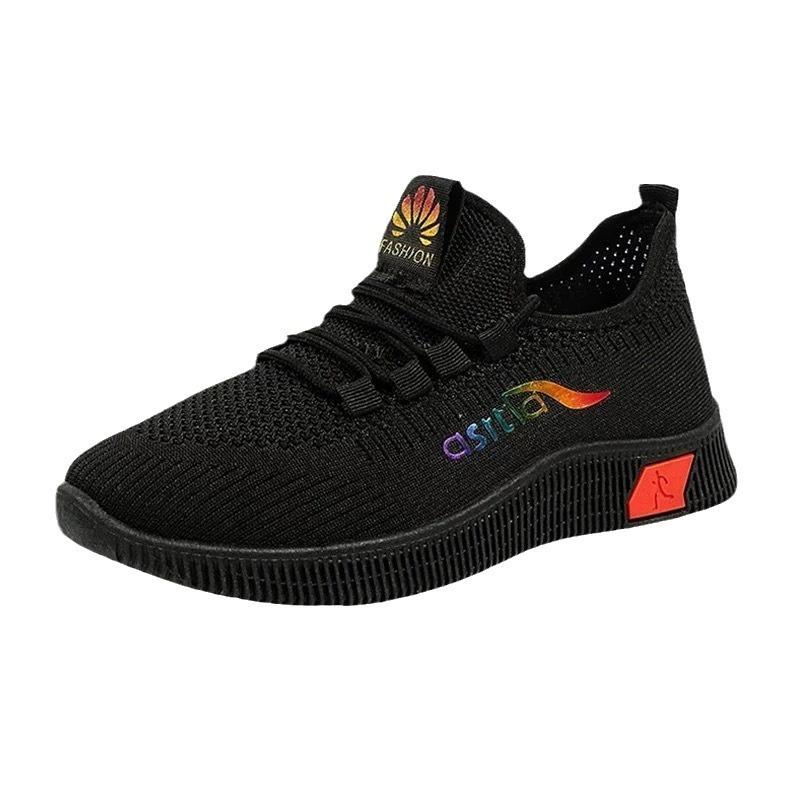 Scarpe sportive nuove primavera donna scarpe in rete versatili in rete comode suola morbida leggere casual da corsa da viaggio donna