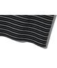 BASEMOMENT Striped Border Crop T-Shirt Black