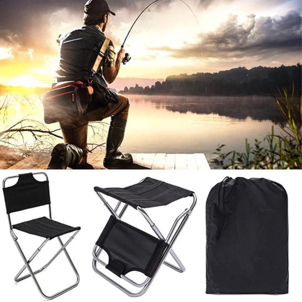 Aluminum Alloy Frame Fishing Chair Foldable Outdoor Chair Portable Camping Chair  Fishing