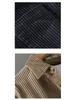 Men's Retro Corduroy Shirt Jacket - Long Sleeve, Casual Spring/Autumn Wear