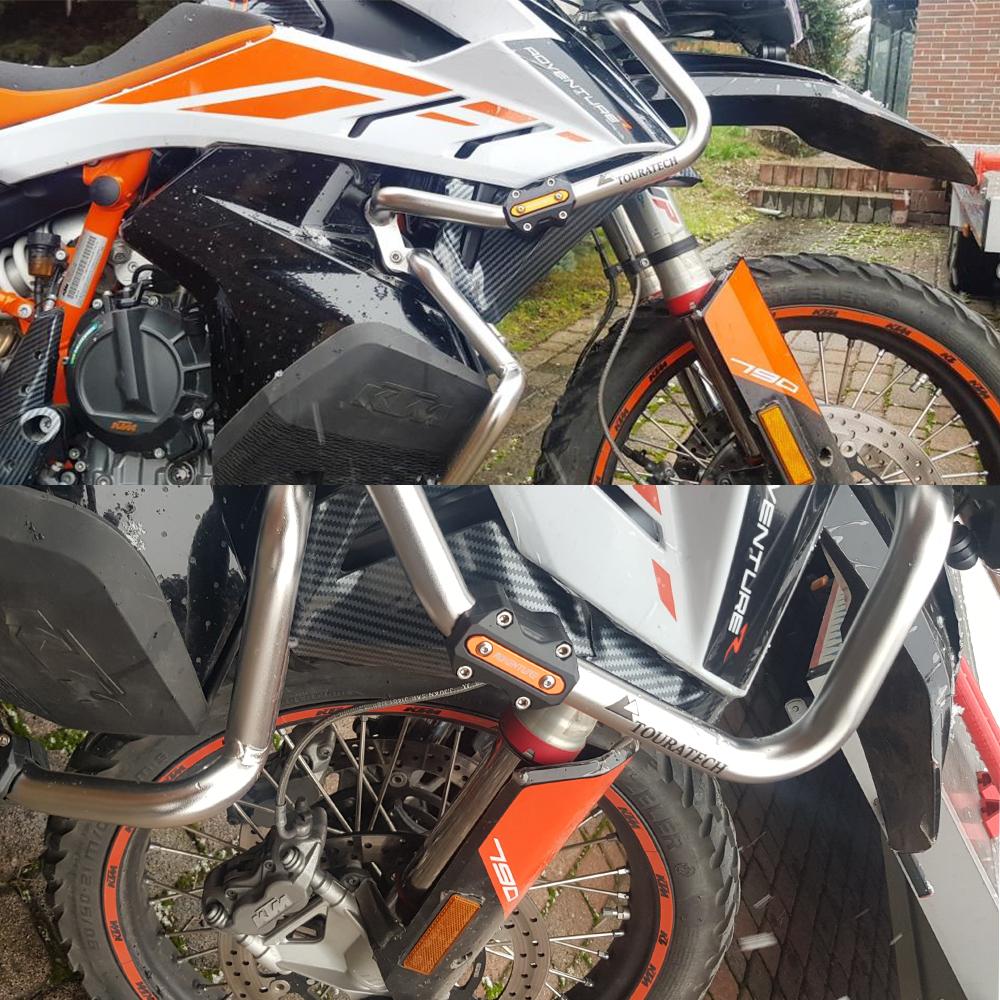For KTM Super Adventure R/S 1290 SAS 2022 890 990 1050 1090 1190 Adv Motorcycle Accessories Engine Guard Bumper Crash Protector