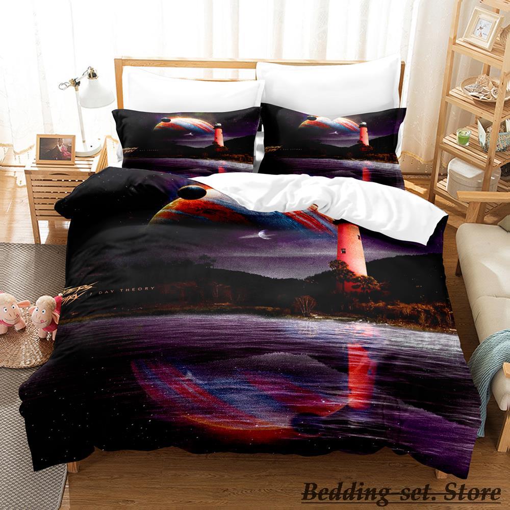 New Rod Wave Bedding Set Single Twin Full Queen King Size Bed Set Adult Kid Bedroom Duvetcover Sets Anime Parure De Lit Bed
