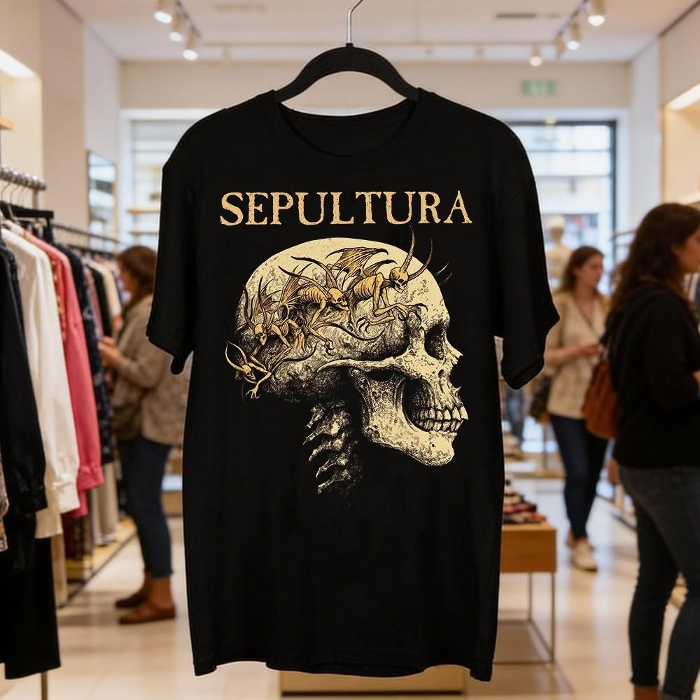 Vintage Sepultura Band Reprint Unisex All Size XXL