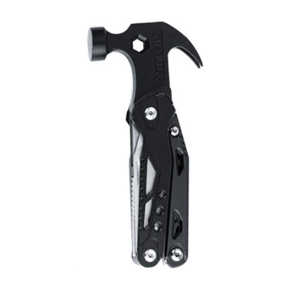 

Многофункциональный молоток, портативный складной многоцелевой набор для выживания в лесу, походный нож, плоскогубцы, отвертка, ручной инструмент чёрный