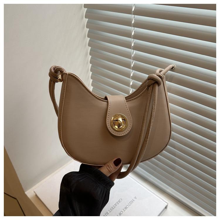 Taschen Damen Trend Mode Schultertasche Damen Lässig Sattel Täglich Reise Trend Vielseitig Achselhöhle Damentasche